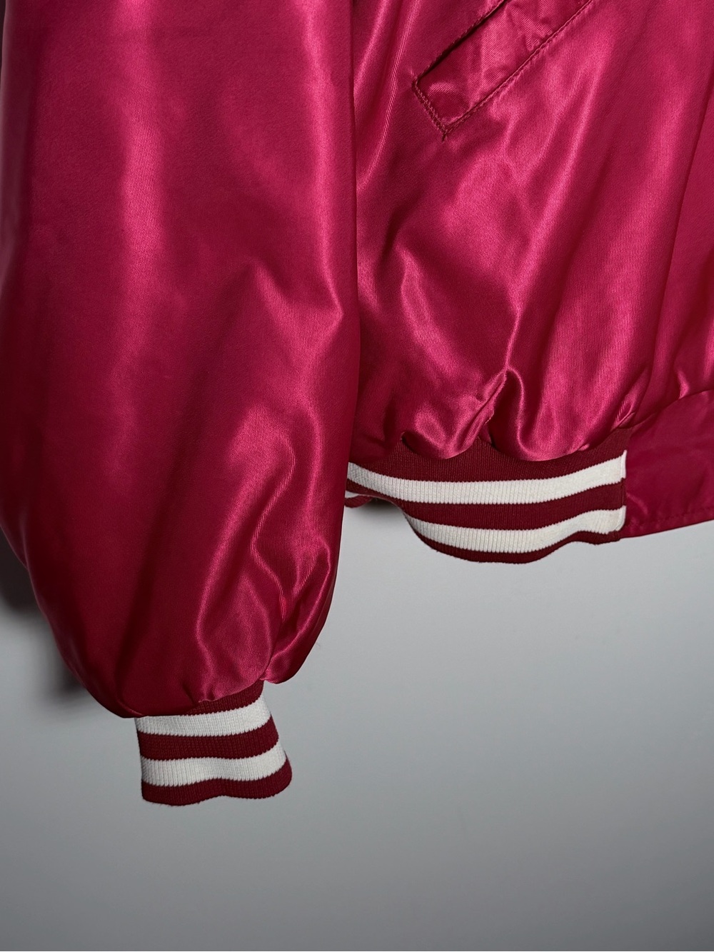 Vintage 80'a BUTWIN Oklahoma Sooners satin bomber jacket XXL (2XL) - Picture 5 of 11
